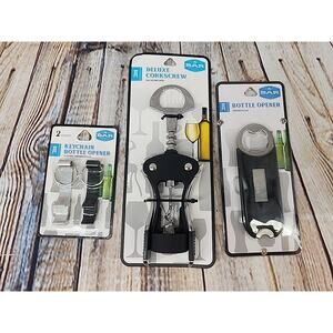 The Bar Brand Kitchen Bundle NEW Corkscrew Bottle Openers